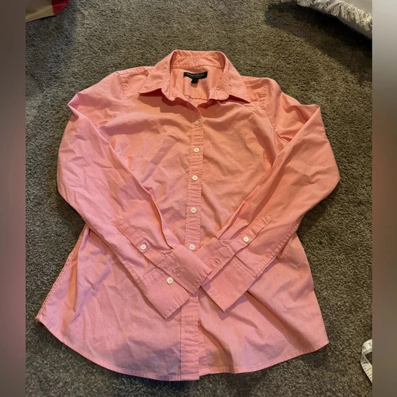 Banana Republic Tops - banana republic pink riley tailored fit button up shirt